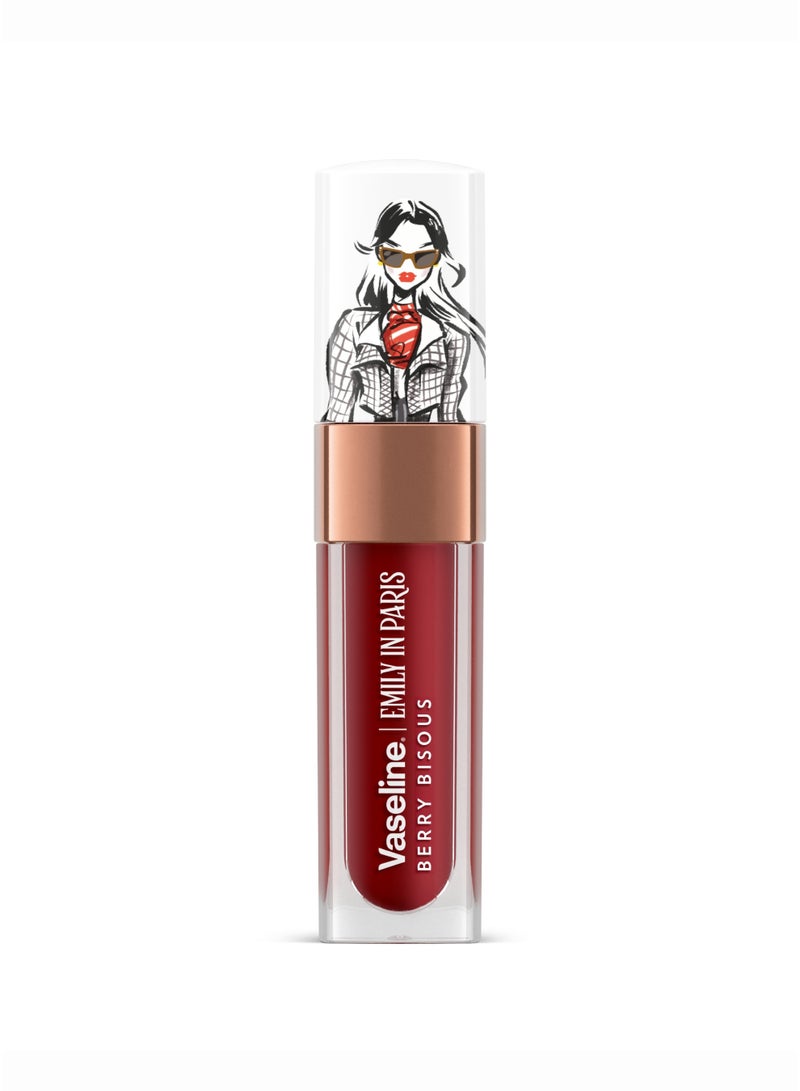 Vaseline Emily in Paris Limited Edition Tinted Lip Oil - Berry Bisous 4.6ml - Image 1
